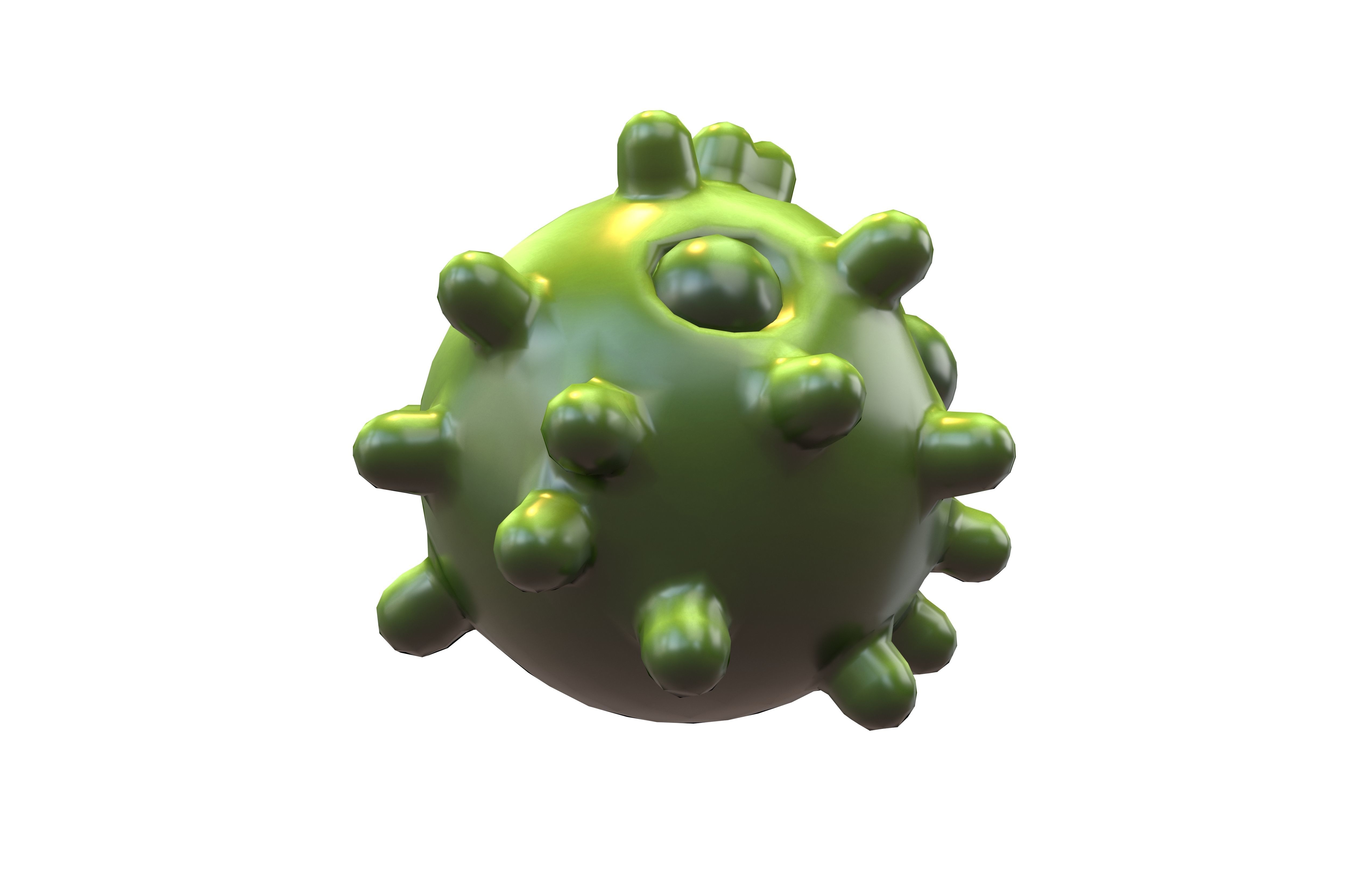 Virus Character v1 013 Low-poly 3D model_1
