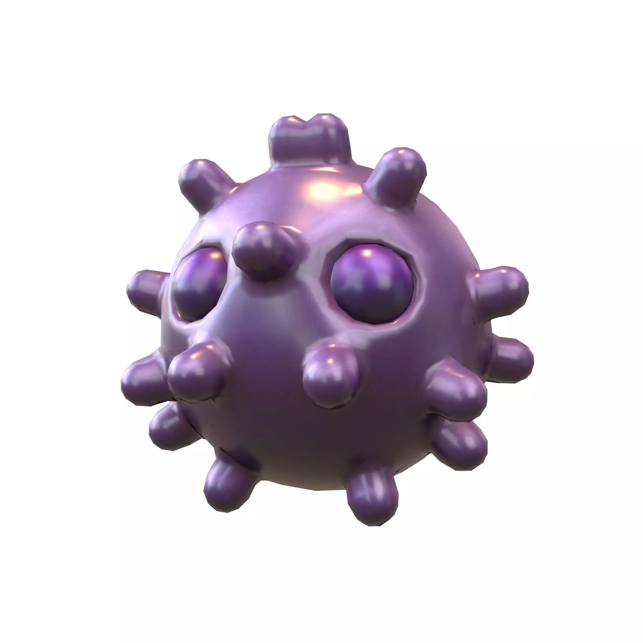 Virus Character v1 016 Low-poly 3D model_0