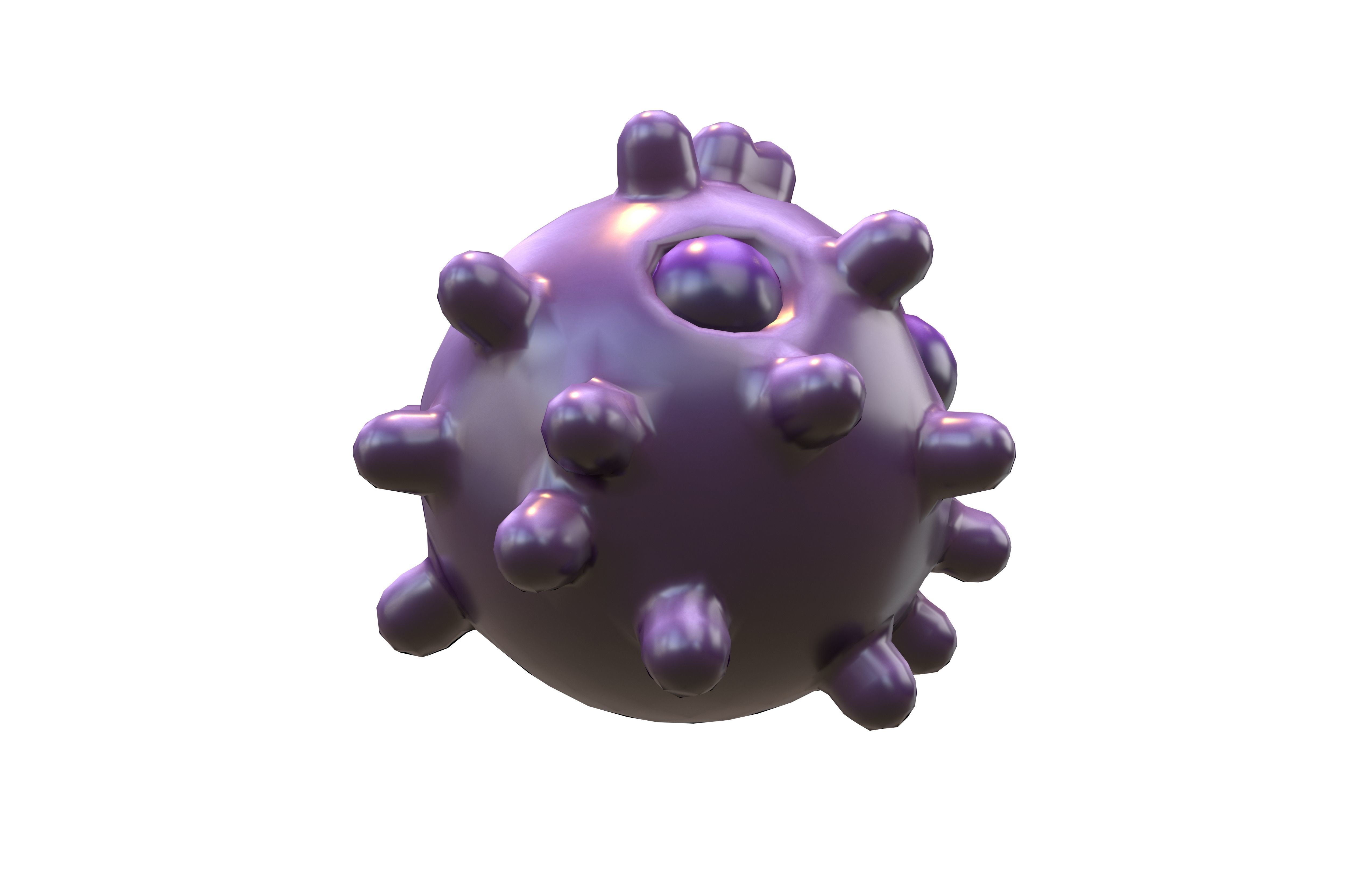 Virus Character v1 016 Low-poly 3D model_3
