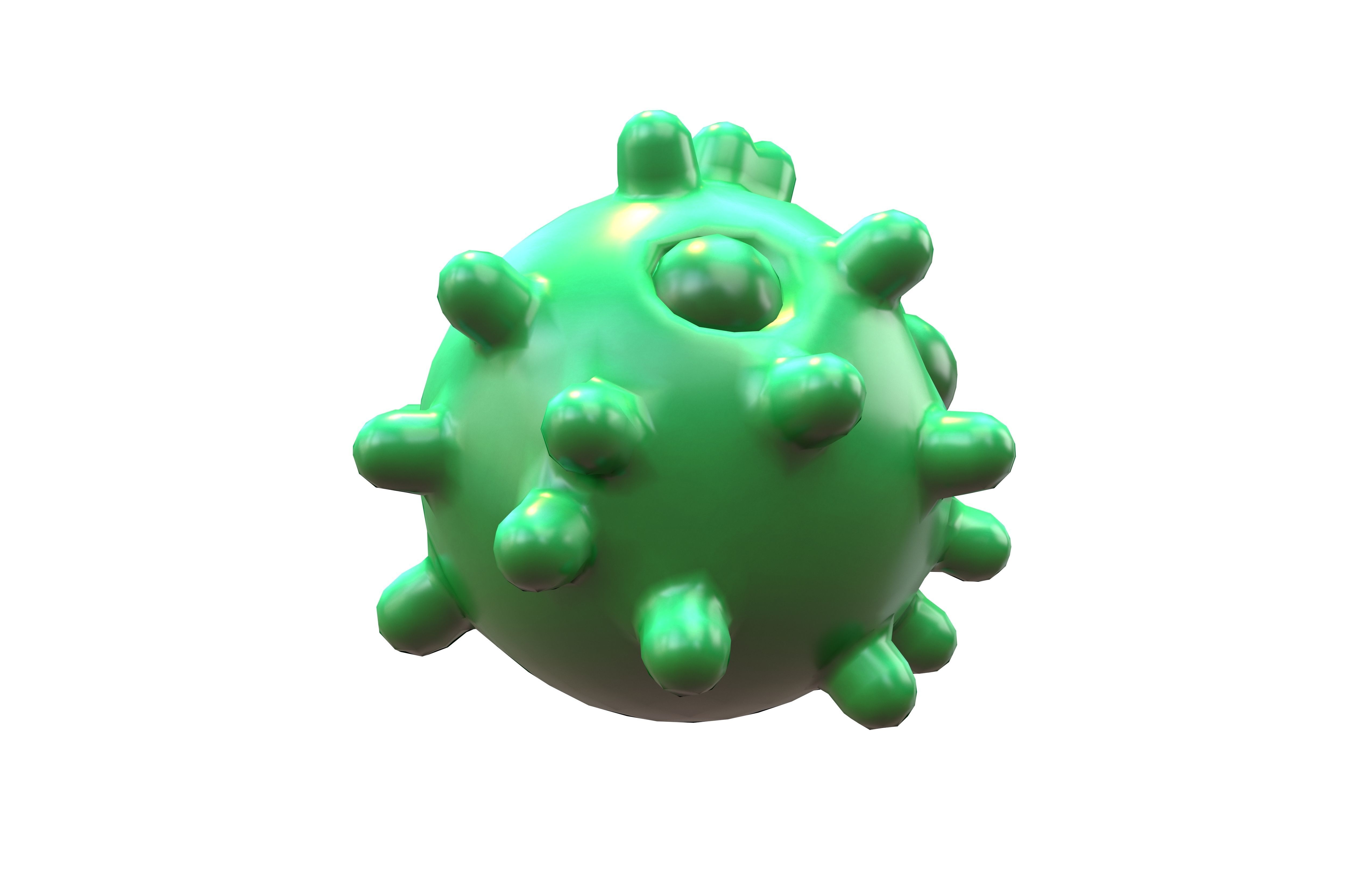 Virus Character v1 017 Low-poly 3D model_3