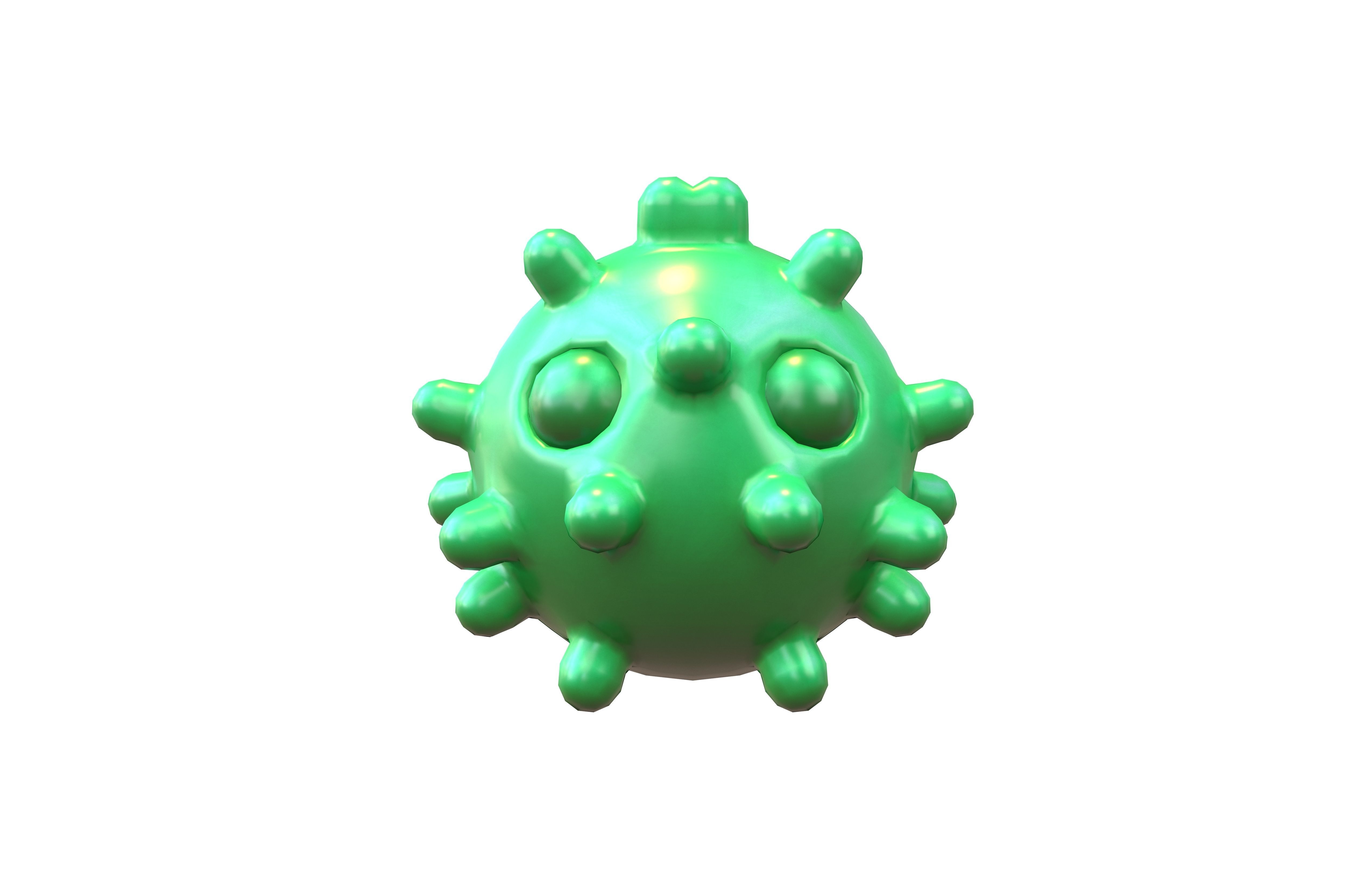 Virus Character v1 017 Low-poly 3D model_2