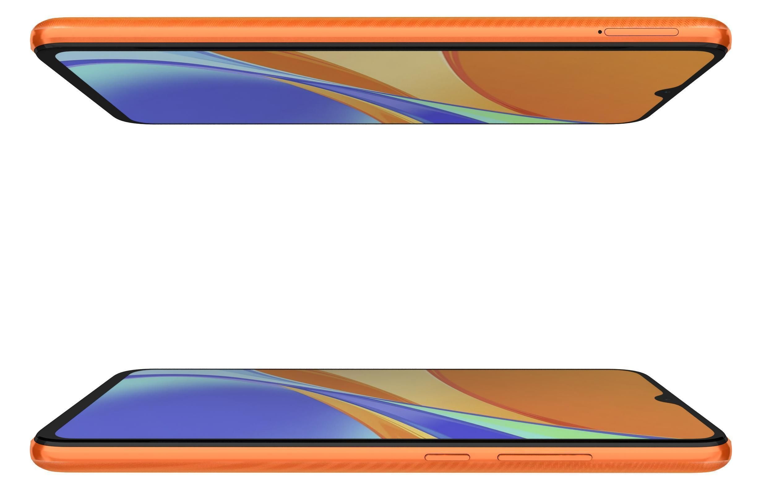 Xiaomi Redmi 9C Sunrise Orange 3D model_9