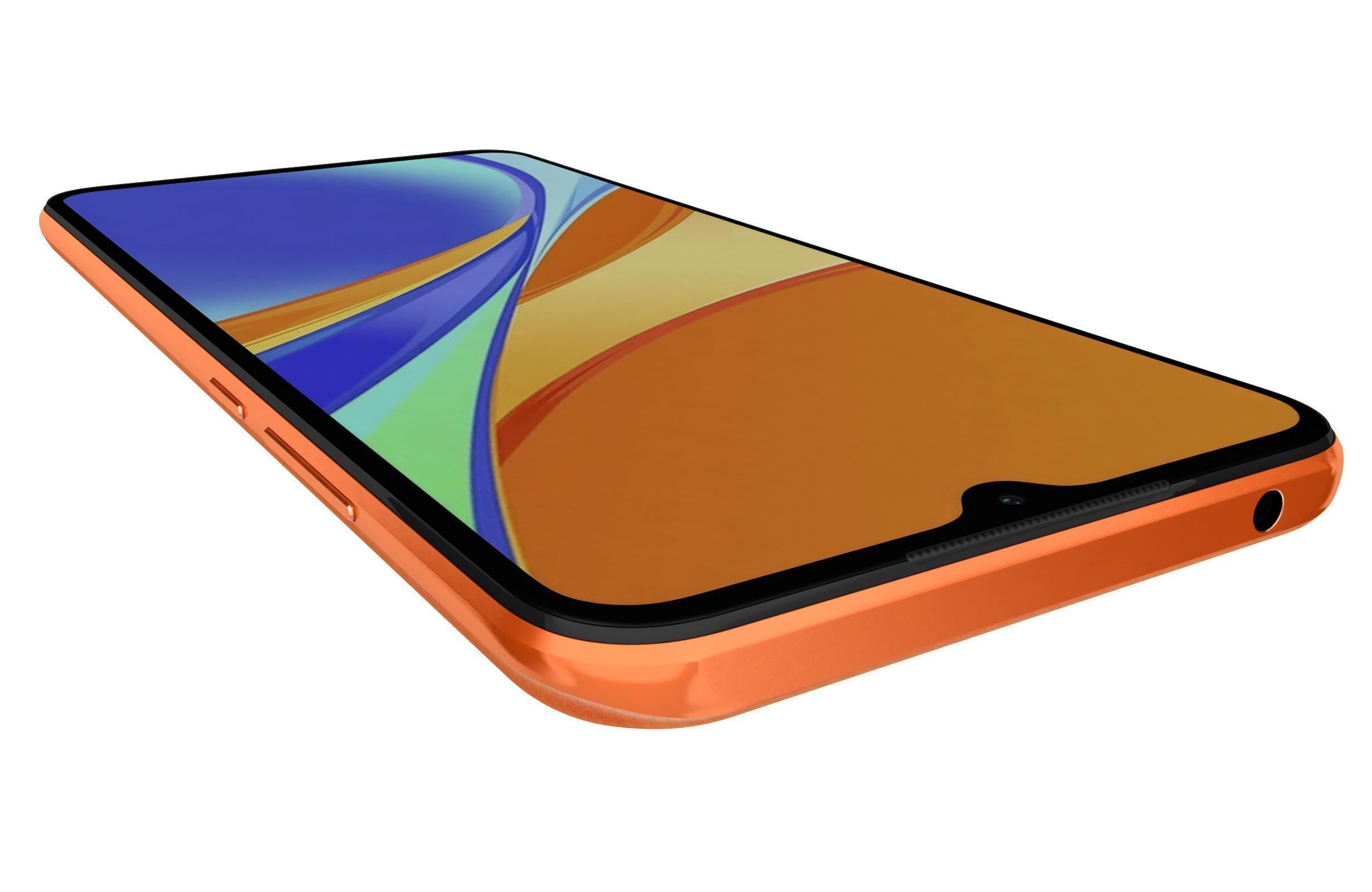 Xiaomi Redmi 9C Sunrise Orange 3D model_13