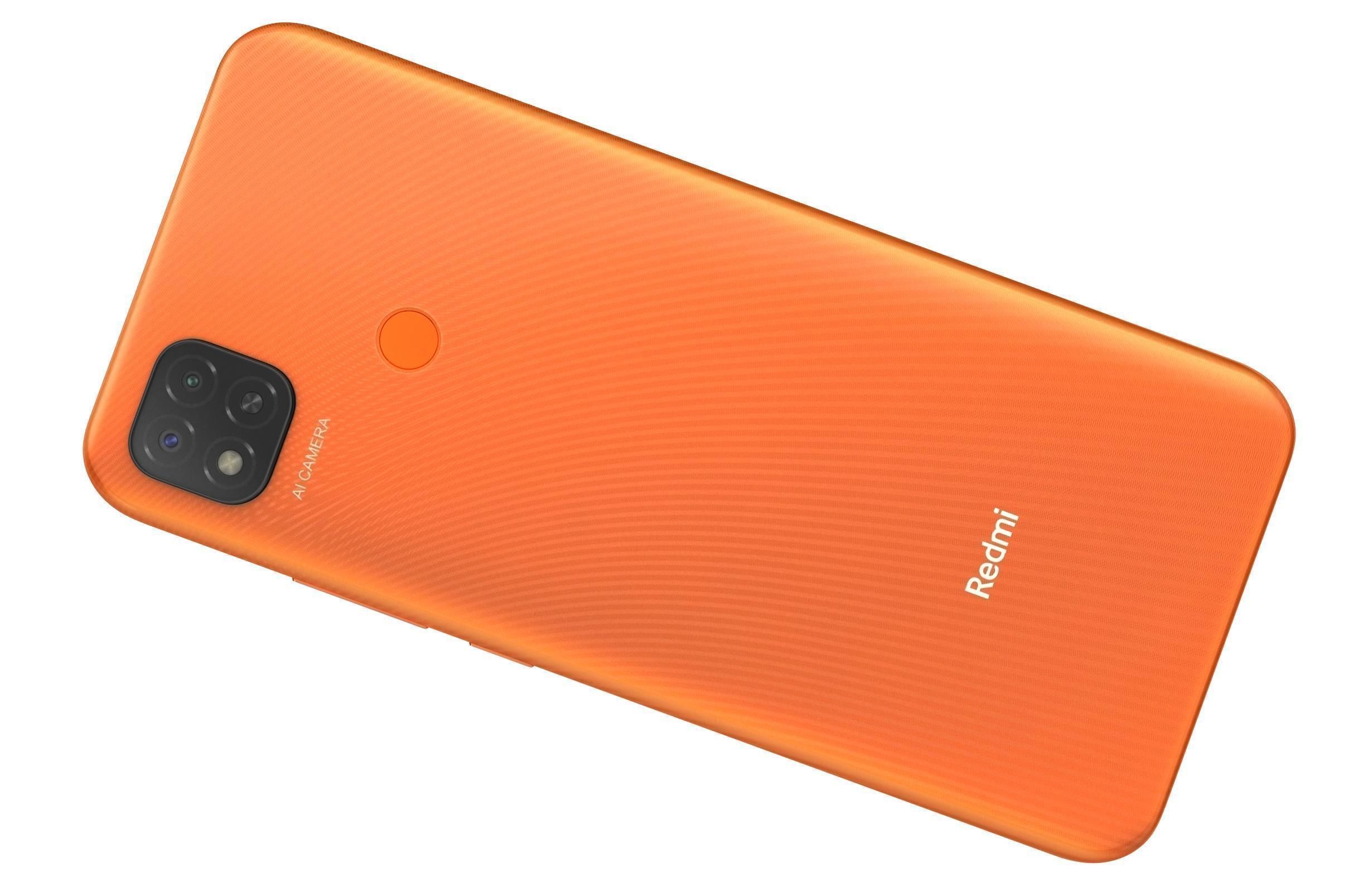 Xiaomi Redmi 9C Sunrise Orange 3D model_11