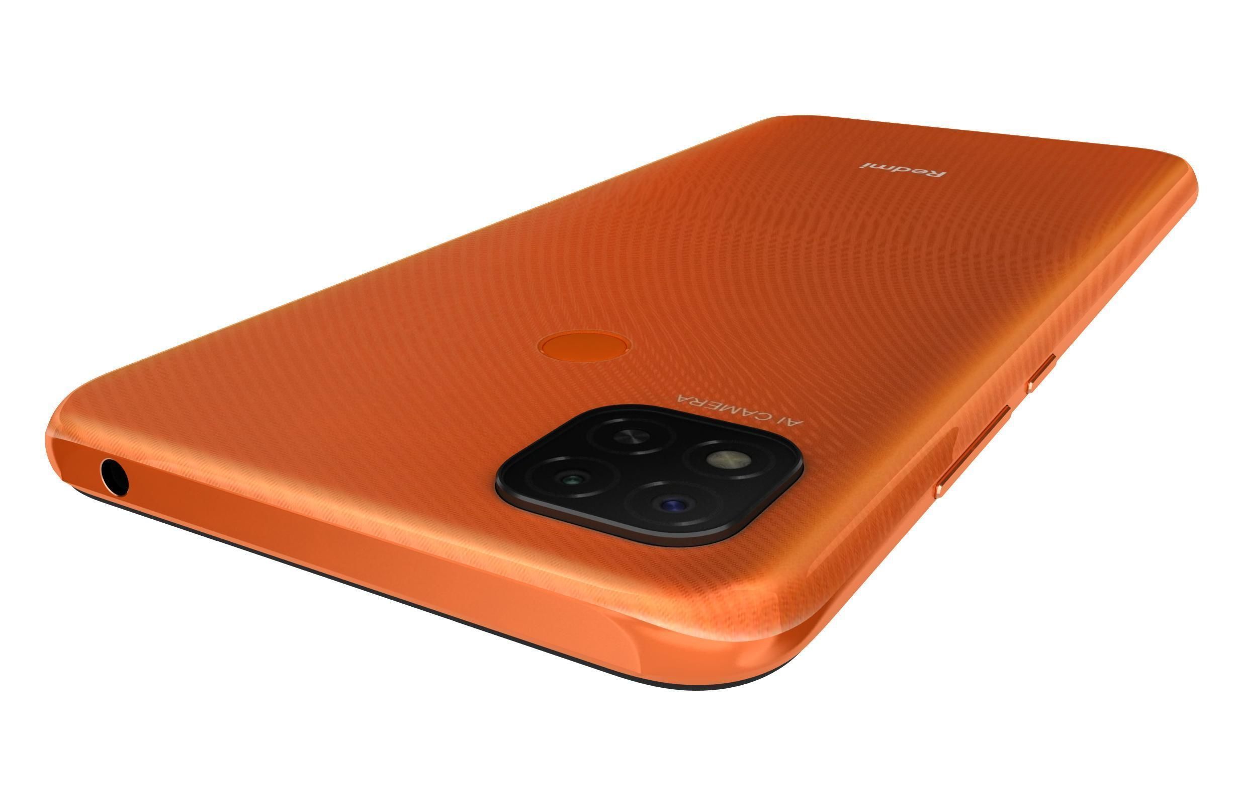 Xiaomi Redmi 9C Sunrise Orange 3D model_15