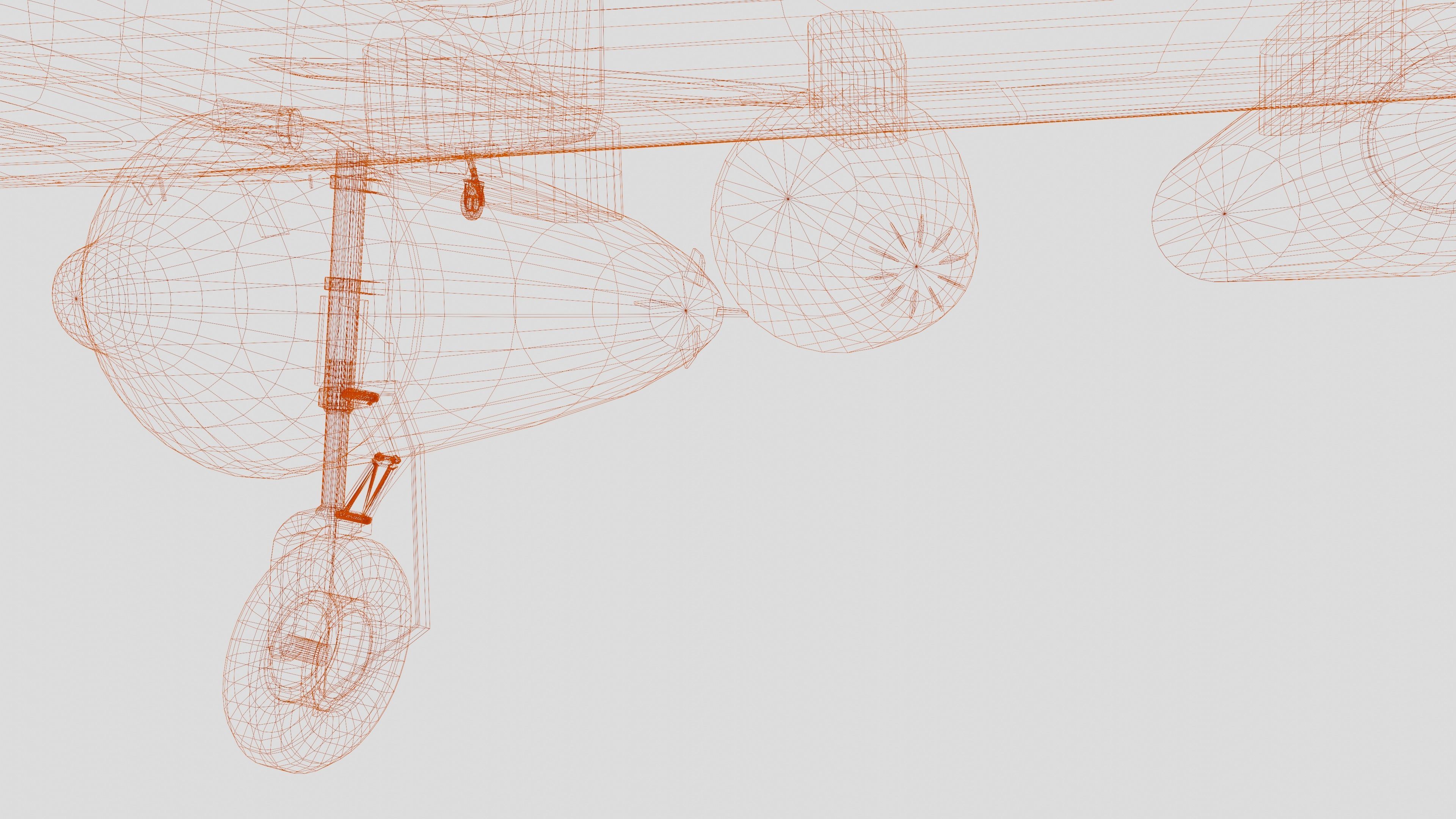 Piper PA-48 Enforcer - That BADASS MUSTANG  - Low-poly 3D model_30