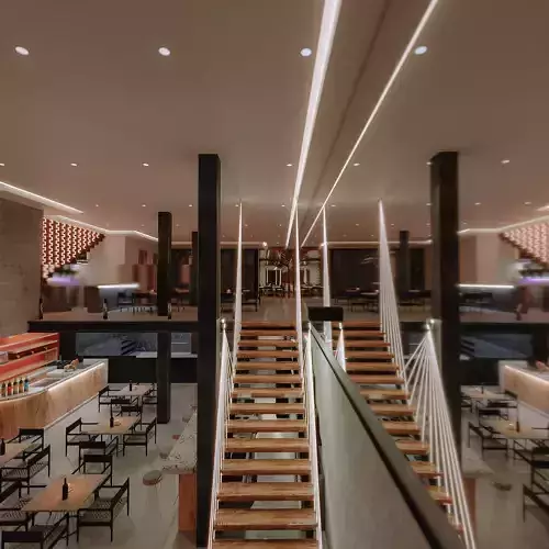 Modern Restaurant  3D model