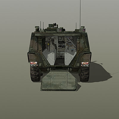 GTK Boxer with interior Low-poly 3D model_9