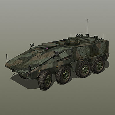 GTK Boxer with interior Low-poly 3D model_1
