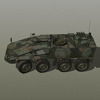 GTK Boxer with interior Low-poly 3D model_4