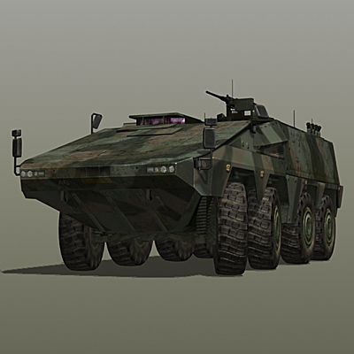 GTK Boxer with interior Low-poly 3D model_2