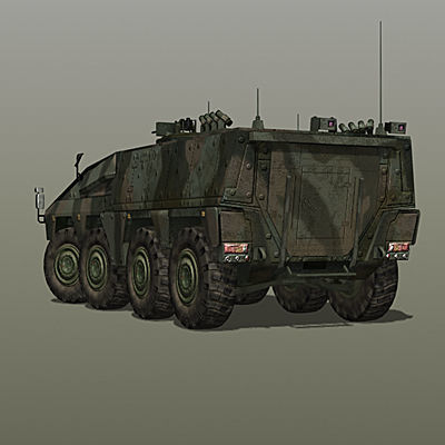 GTK Boxer with interior Low-poly 3D model_7