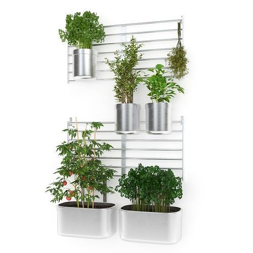 Kungsfors Kitchen Plants IKEA 3D model