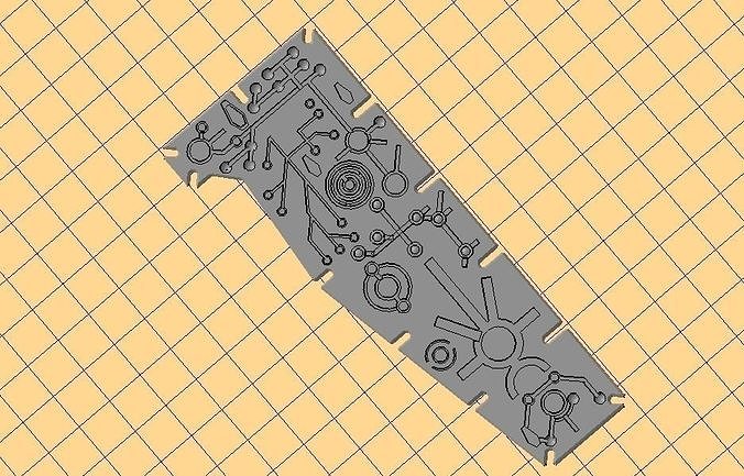 warhammer 40 000 combat gauge 3D print model