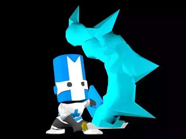 Castle Crasher blue