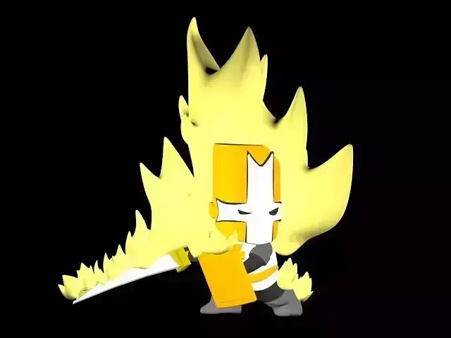 Castle crasher orange