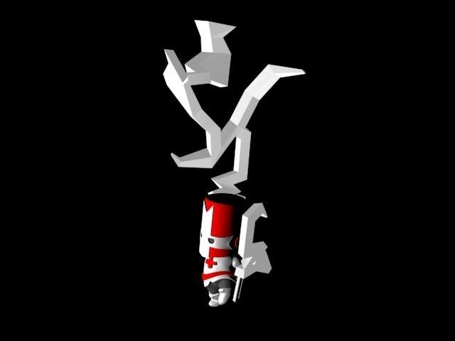 Castle crasher red 3D print model_2