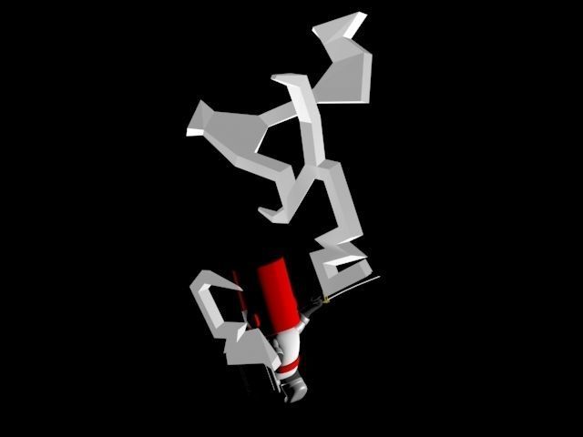 Castle crasher red 3D print model_3