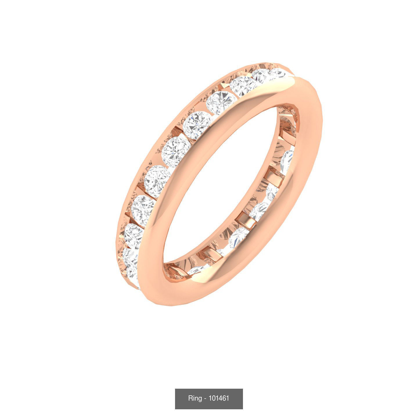 16 Full Eternity Band ring 3D Model Collection_2