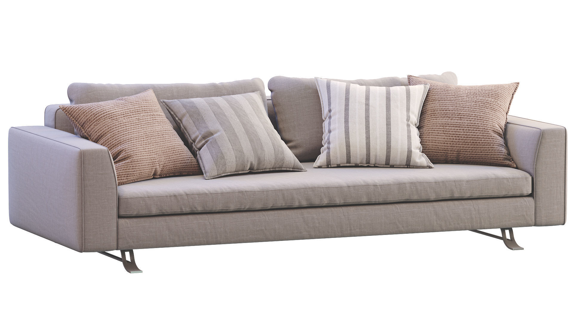 Busnelli Sofa BURTON 3D model_19