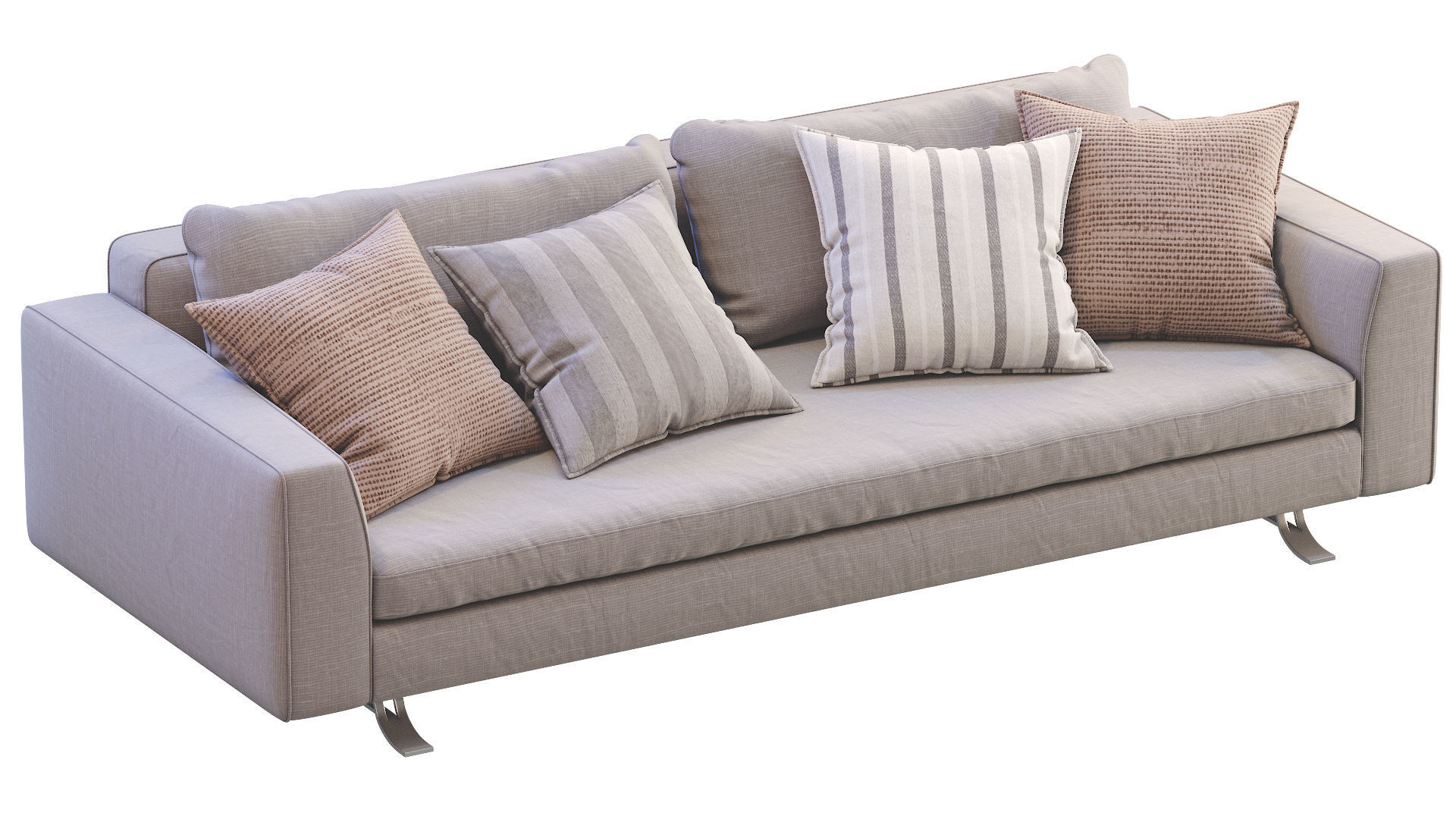 Busnelli Sofa BURTON 3D model_14