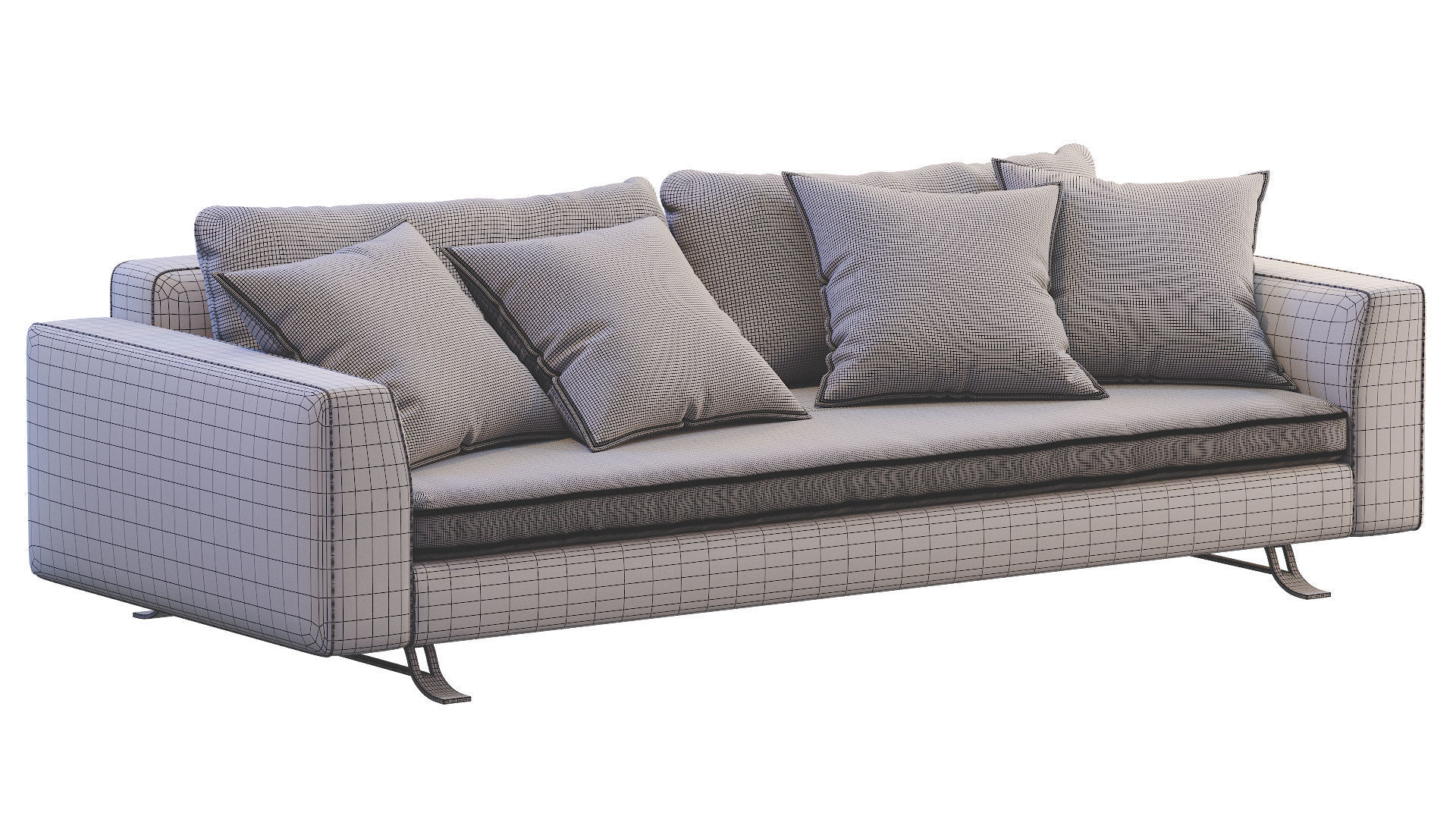 Busnelli Sofa BURTON 3D model_20