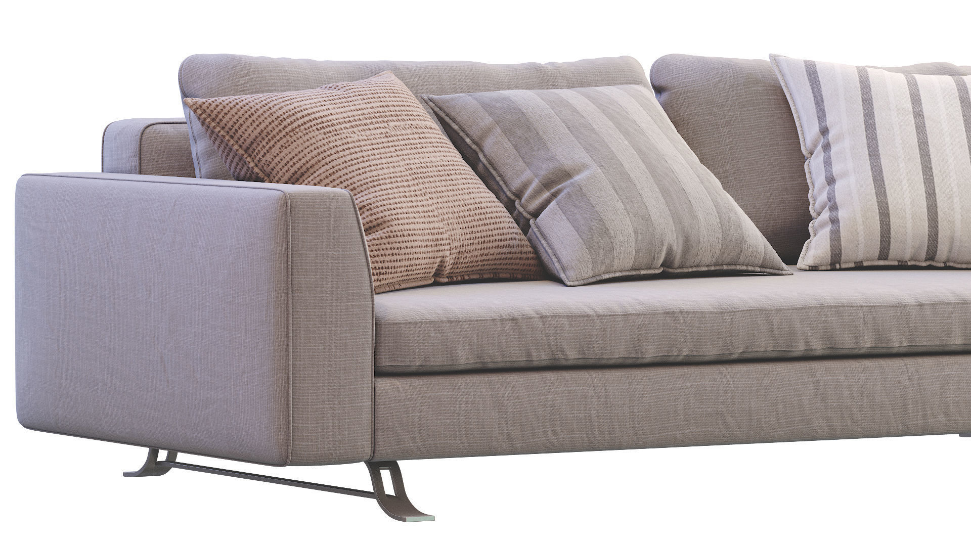 Busnelli Sofa BURTON 3D model_10