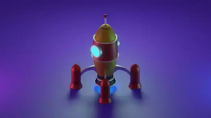 Cartoon Rocket