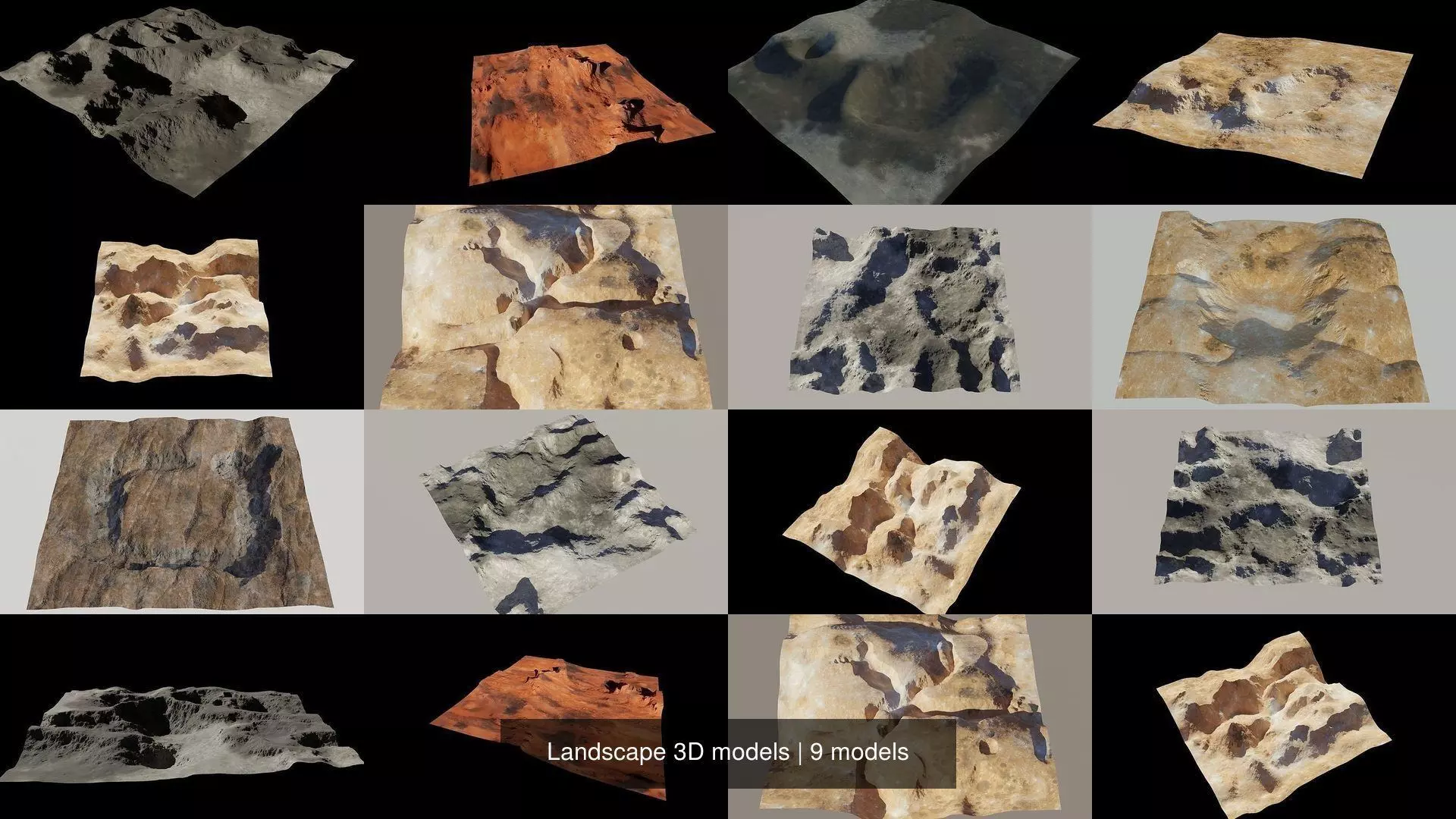 Landscape 3D models 3D Model Collection_0