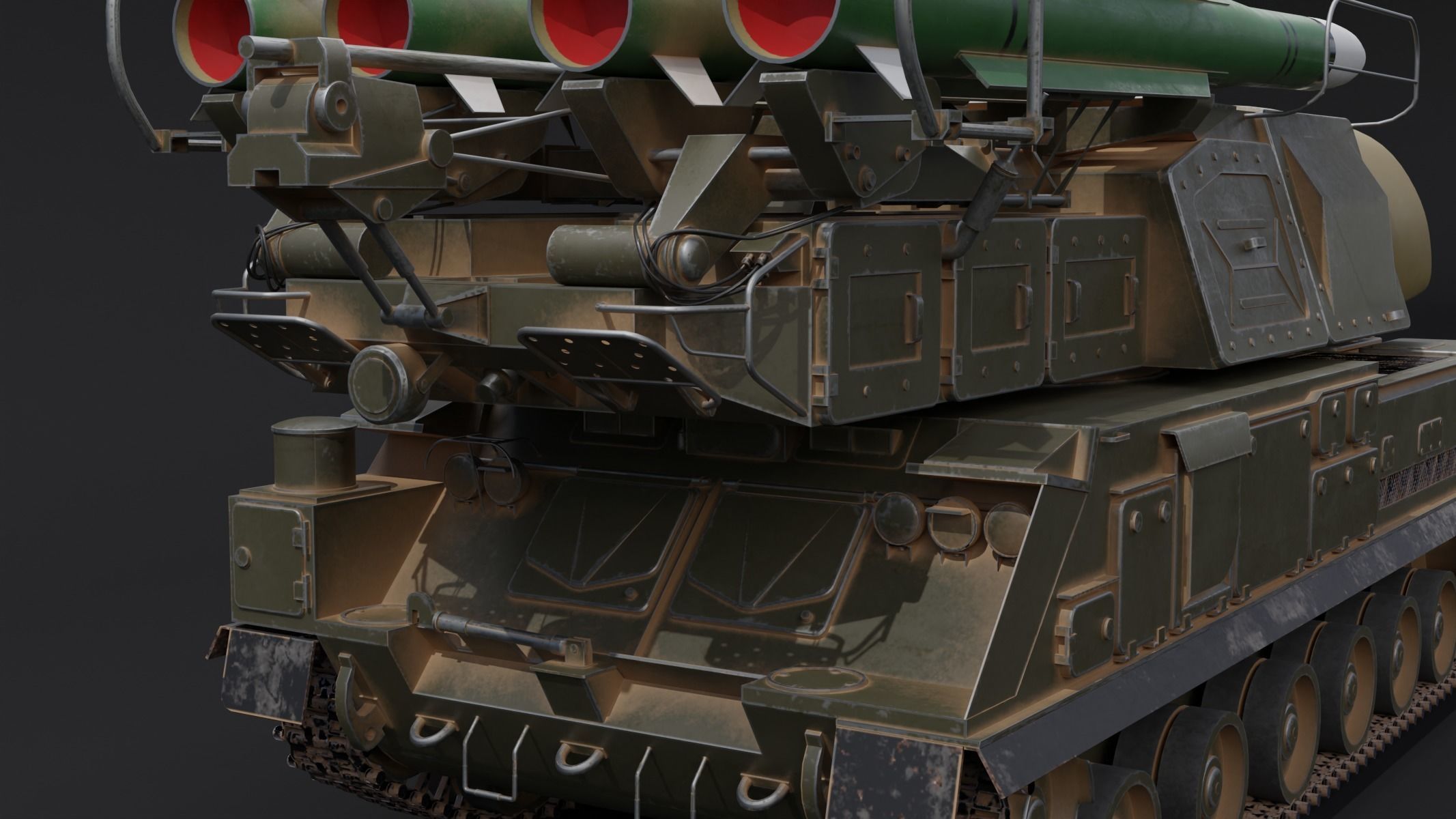 BUK-M1 9K37 SA-11 Gadfly 3D model_4
