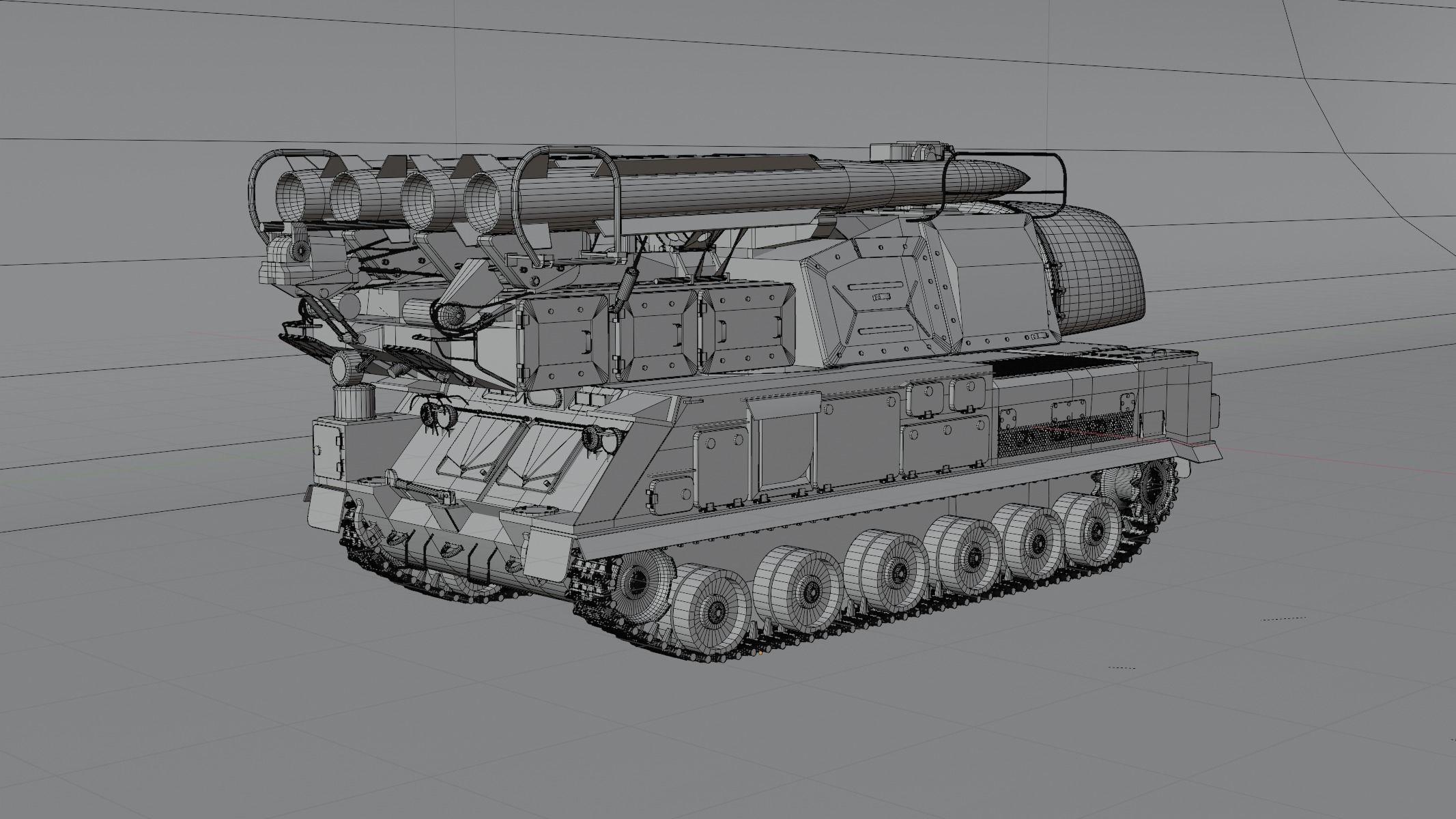 BUK-M1 9K37 SA-11 Gadfly 3D model_8