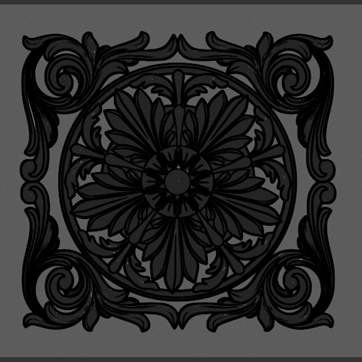 Trim Ornament 78 3D model_8