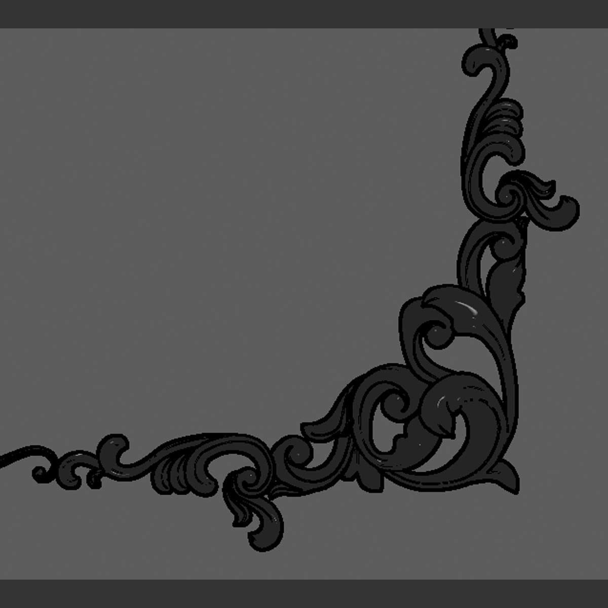 Trim Ornament 78 3D model_7