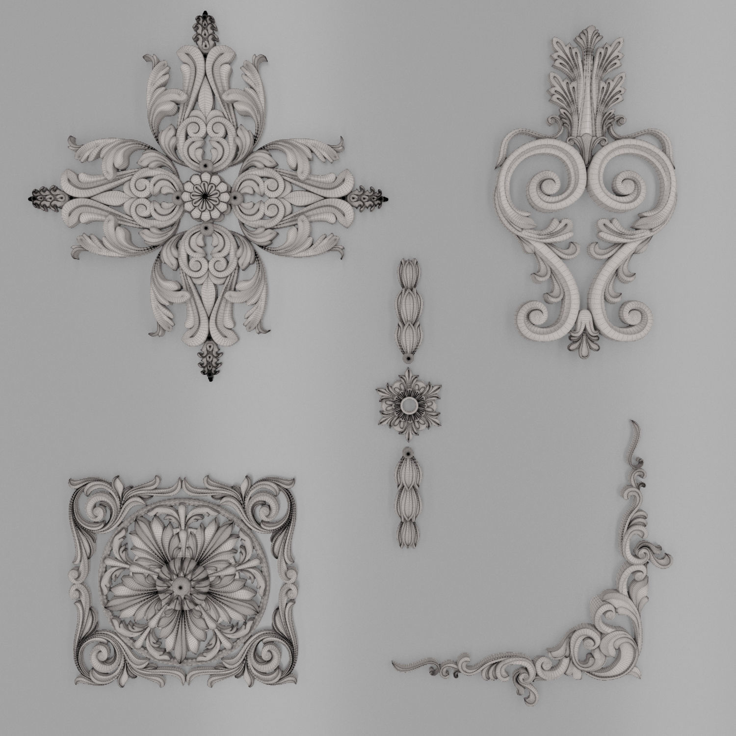 Trim Ornament 78 3D model_1