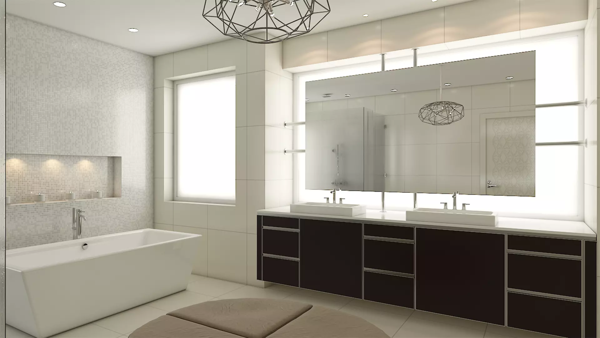 Modern Bathroom 1 3D model_0