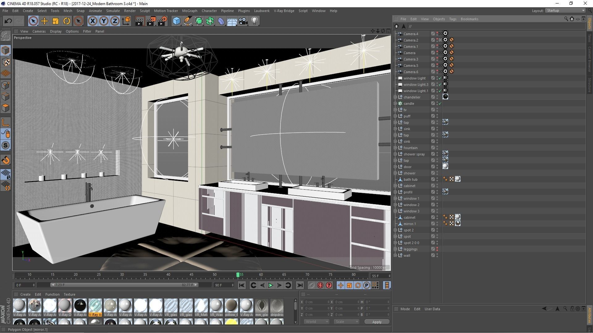 Modern Bathroom 1 3D model_6