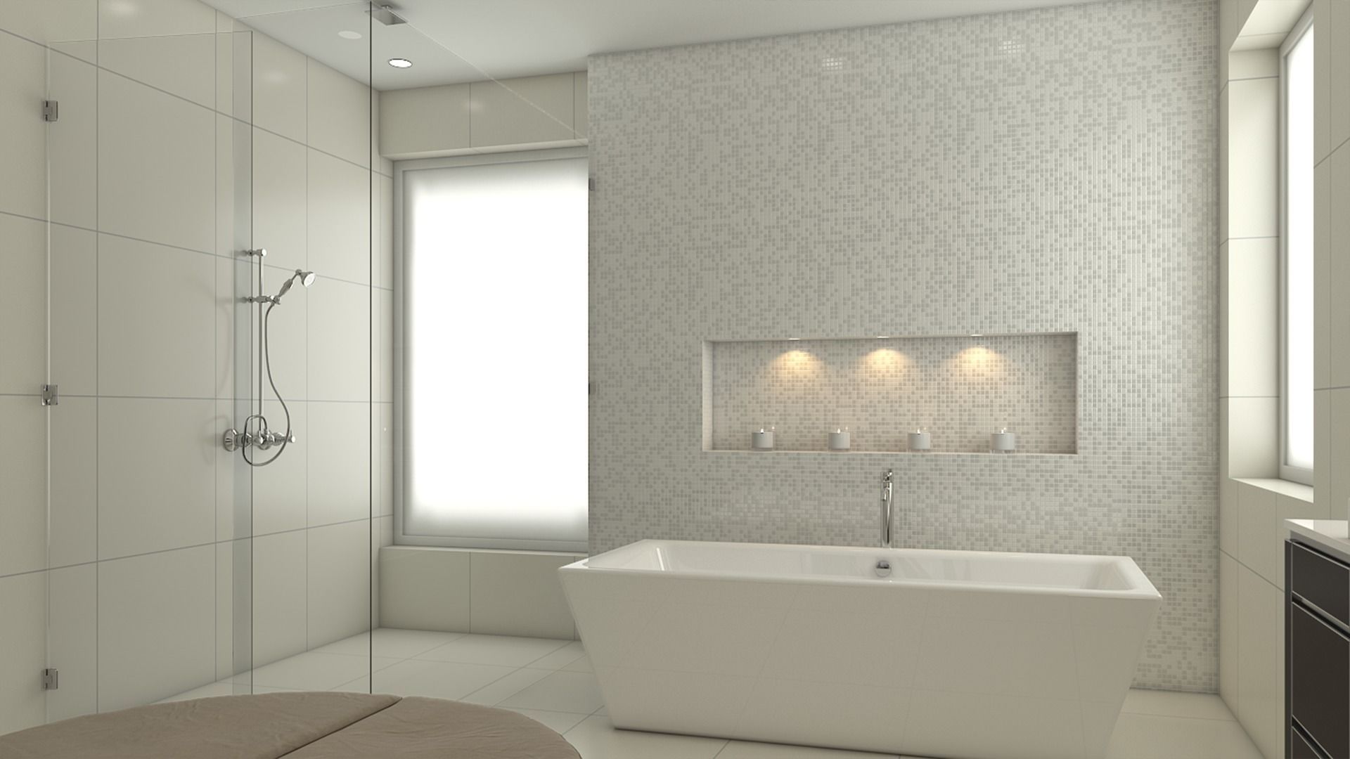 Modern Bathroom 1 3D model_4