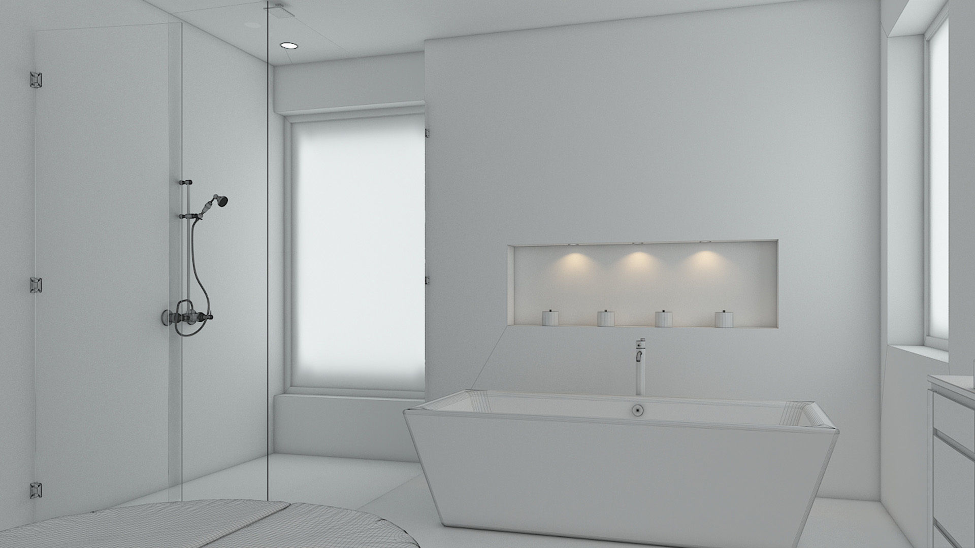 Modern Bathroom 1 3D model_8