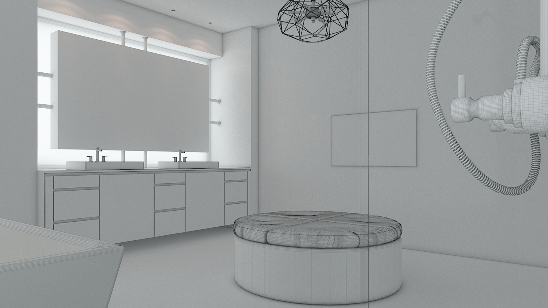 Modern Bathroom 1 3D model_9