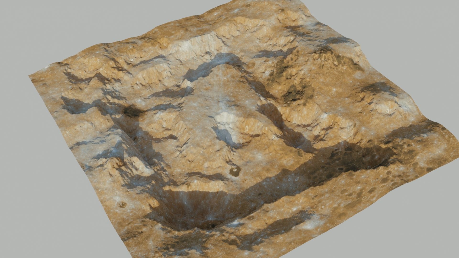 Planet Surface 3D model 3D model_3
