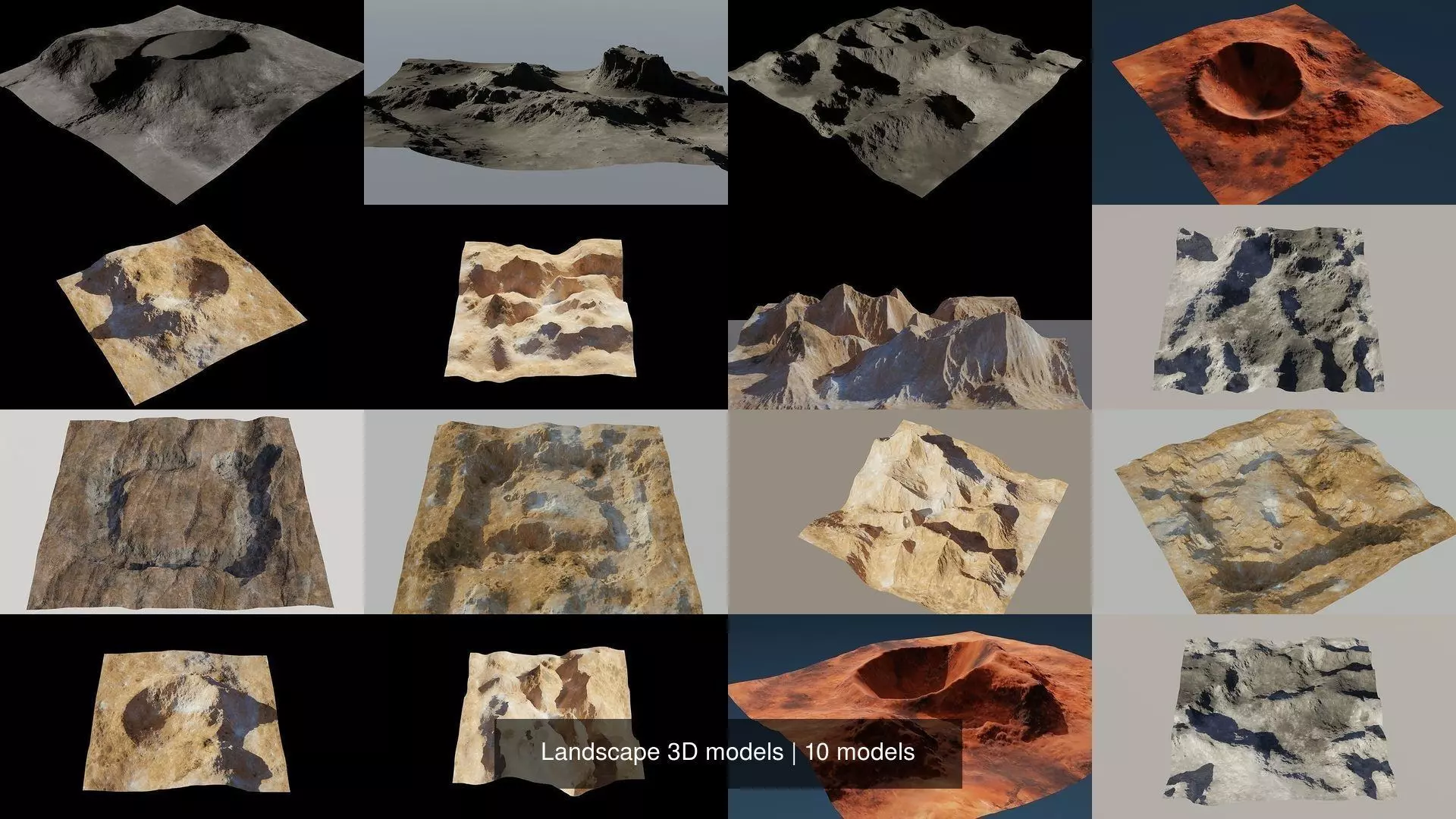 Landscape 3D models 3D Model Collection_0