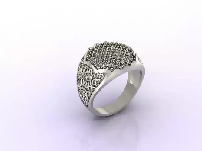 Gents Ring  - STL READY FILES 