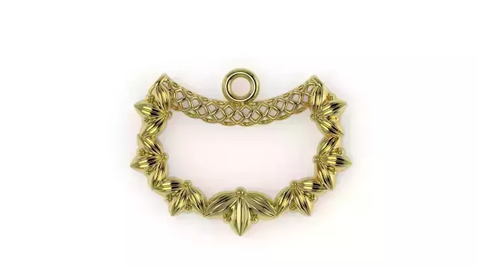 Leaf Necklace With Fusion