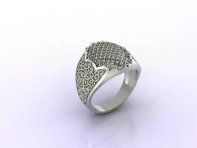 Gents Ring  - STL READY FILES 