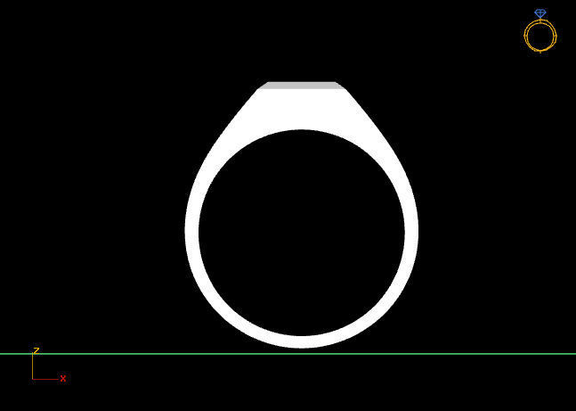 Gents Ring - STL READY FILES 3D print model_3