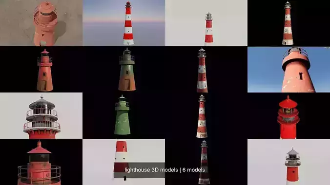 lighthouse 3D models 3D Model Collection