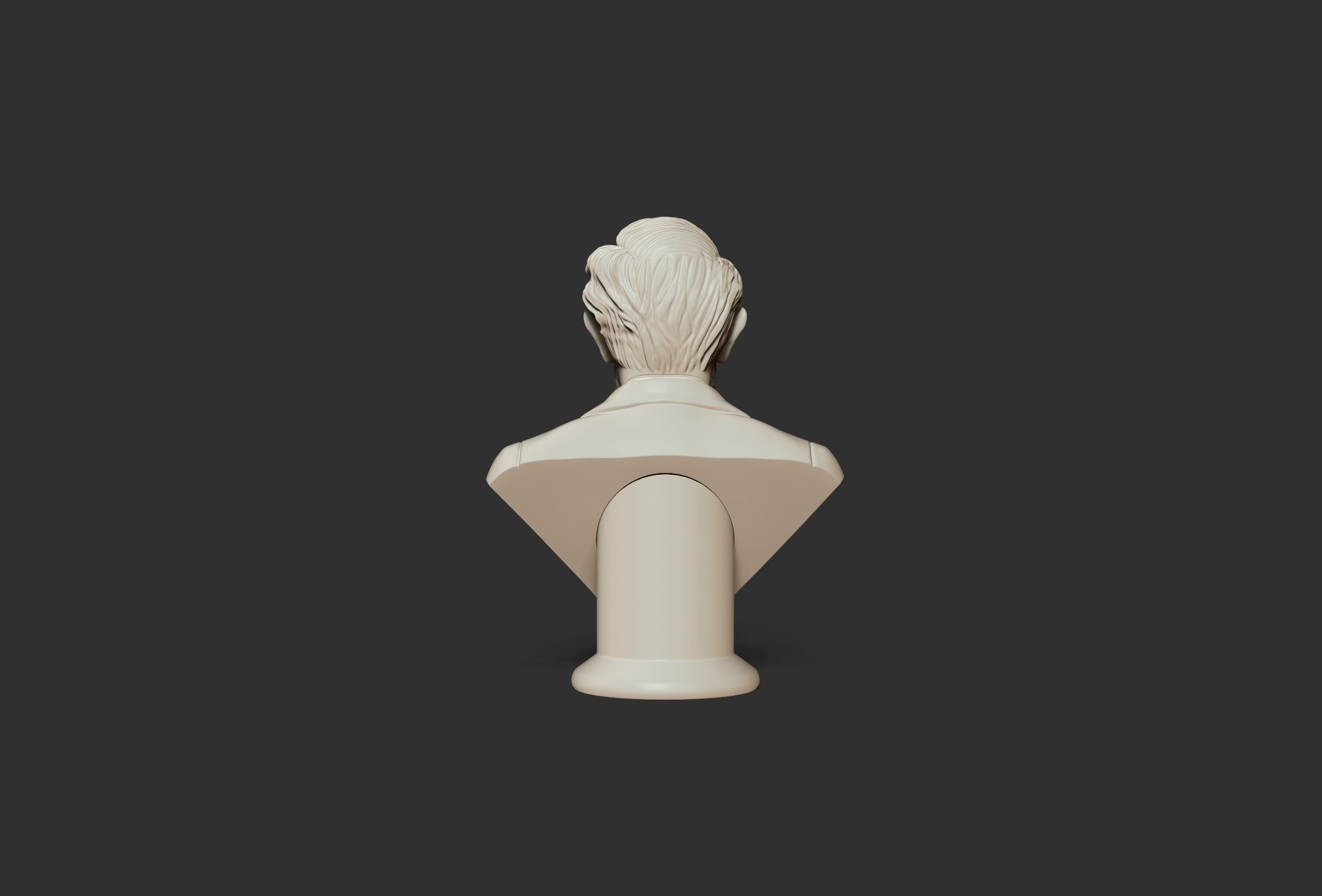 ABRAHAM LINCOLN BUST 3D model_3