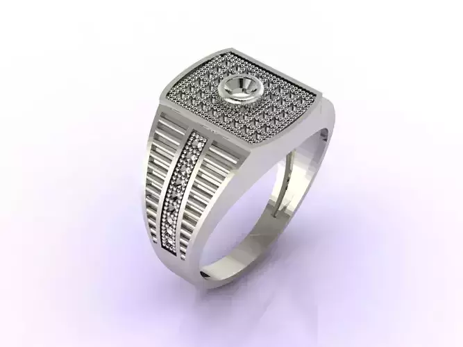 Gents Ring  - STL READY FILES 
