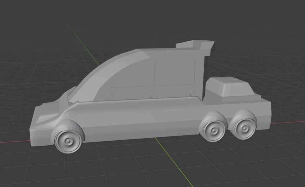 Futuristic Electric Car 3D Model For 3D Printing Animation Film 3D print model_6