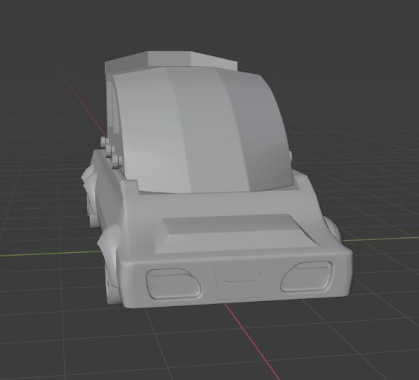 Futuristic Electric Car 3D Model For 3D Printing Animation Film 3D print model_9